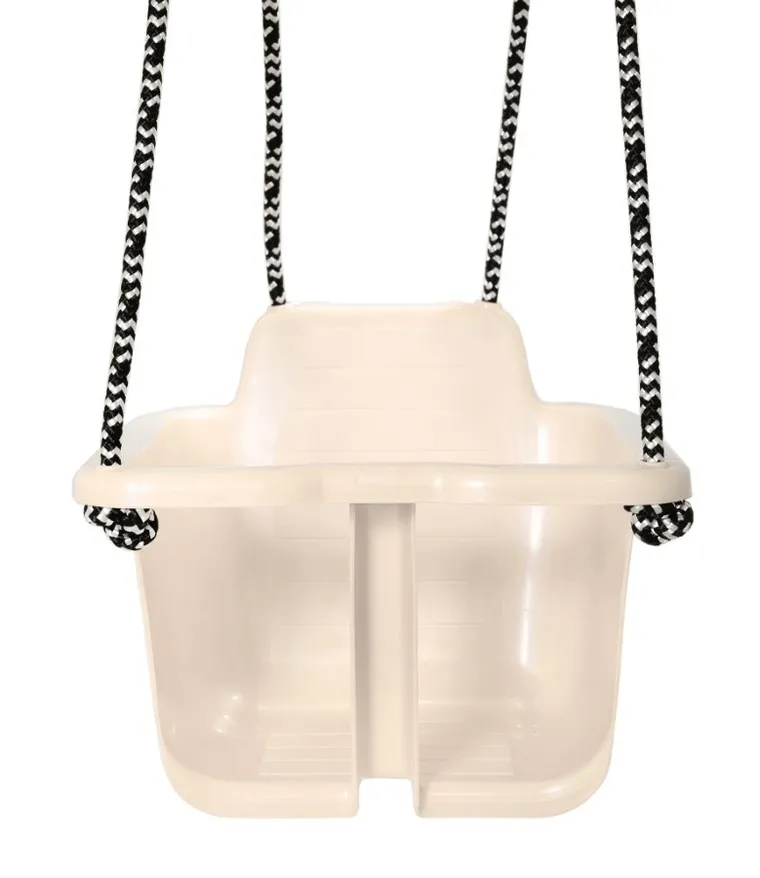 Plasto, huśtawka ze sznurkami, soft neutrals, do 25 kg