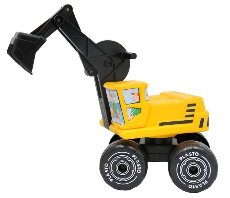 Plasto, Koparka, jeździk, 76 cm