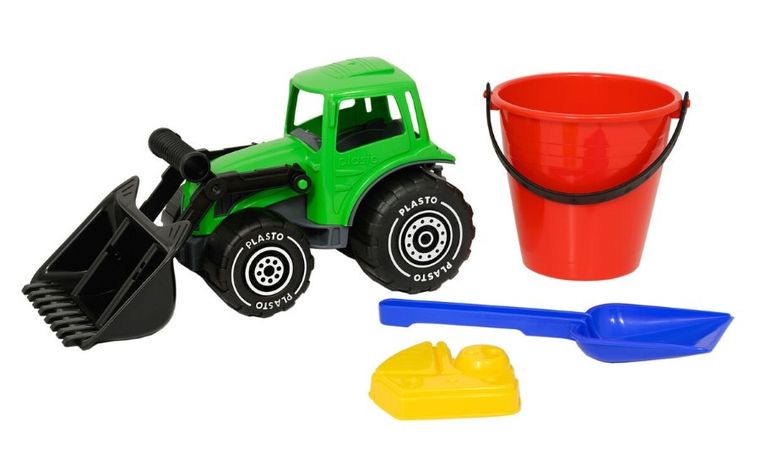 Plasto, koparka z akcesoriami do piasku, 32 cm
