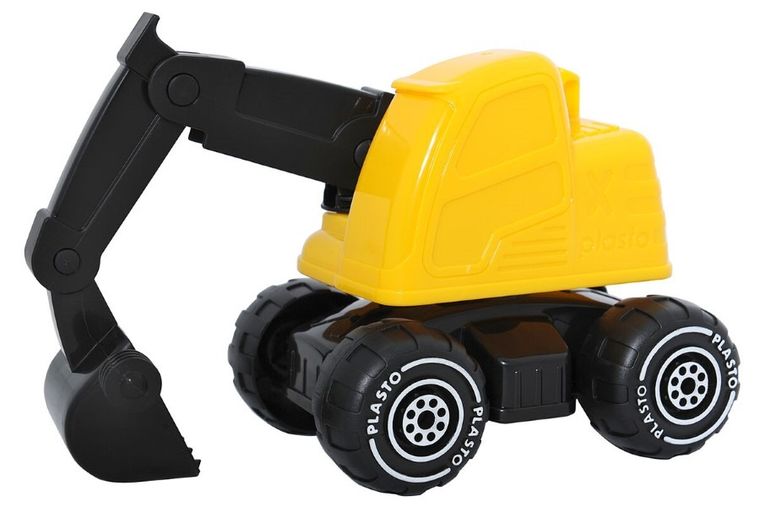 Plasto, koparka, żółta, 25 cm