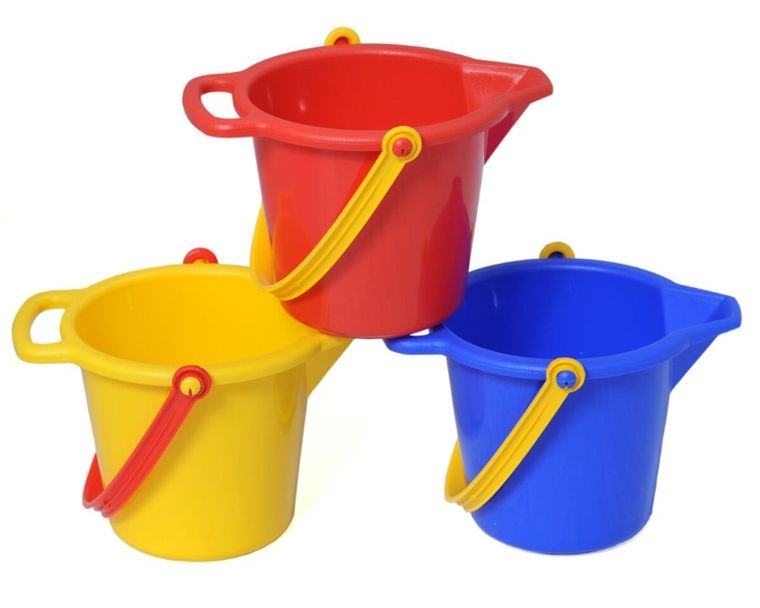 Plasto, wiaderko do piasku z dzióbkiem, 21 cm