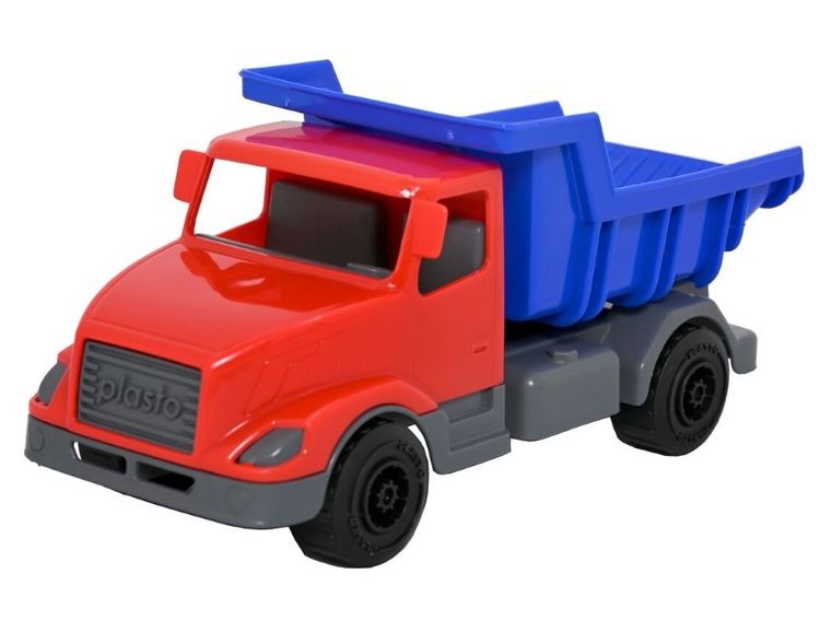 Plasto, wywrotka, pojazd budowlany, 22 cm