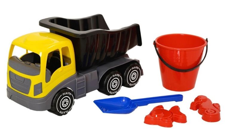 Plasto, wywrotka z akcesoriami do piasku, 40 cm