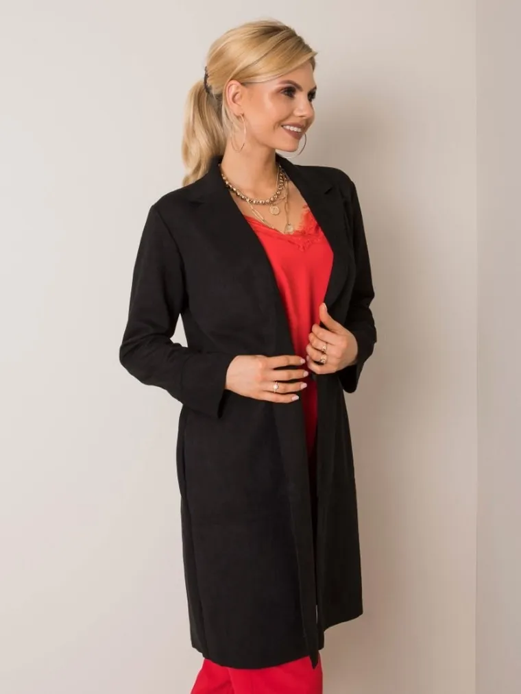 Płaszcz damski, czarny, Factory Price