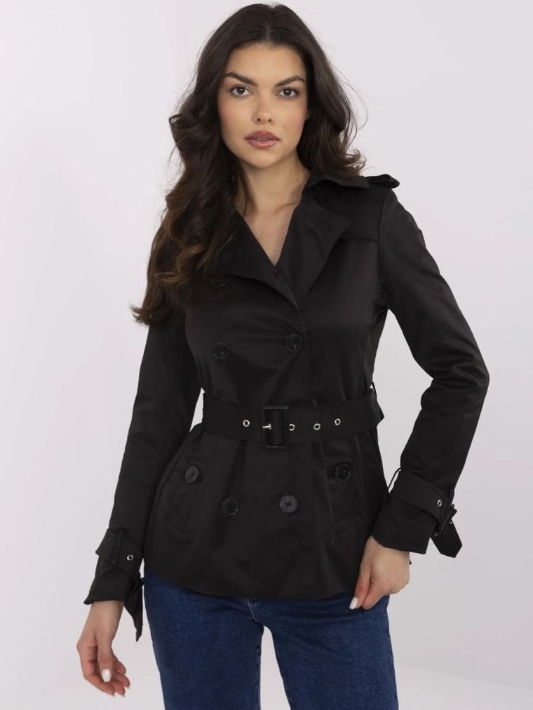 Płaszcz damski, czarny, Honey Winter