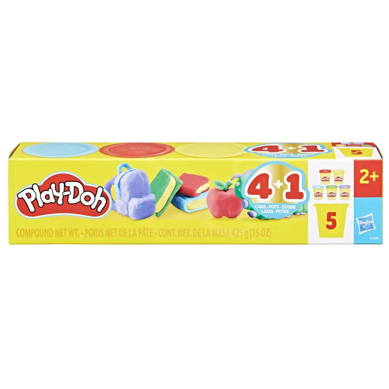 Play-Doh, Back To School, zestaw kreatywny, 5 tub