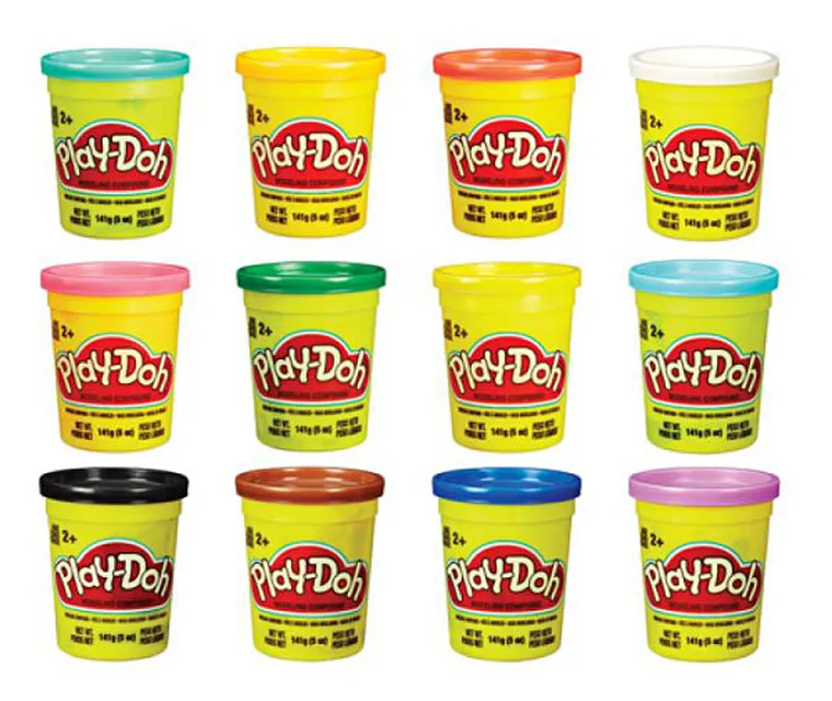 Play-Doh, Ciastolina, pojedyncza tuba na tacce