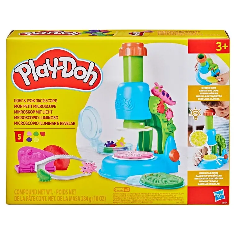 Play-Doh, Podświetlany Mikroskop, zestaw kreatywny
