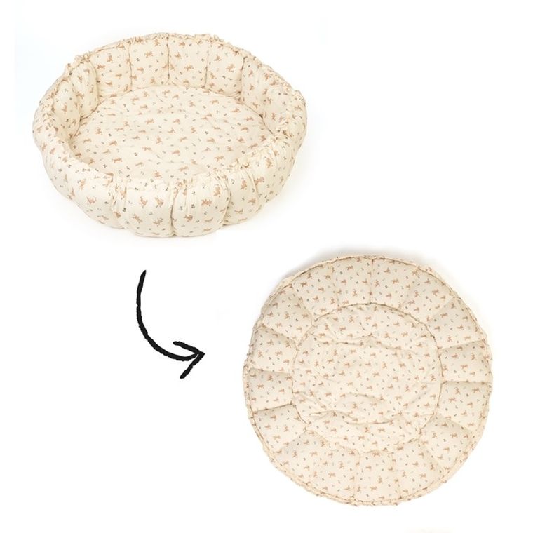 Play&Go, Bloom Organic, mata do zabawy, gniazdo niemowlęce, Rabbit