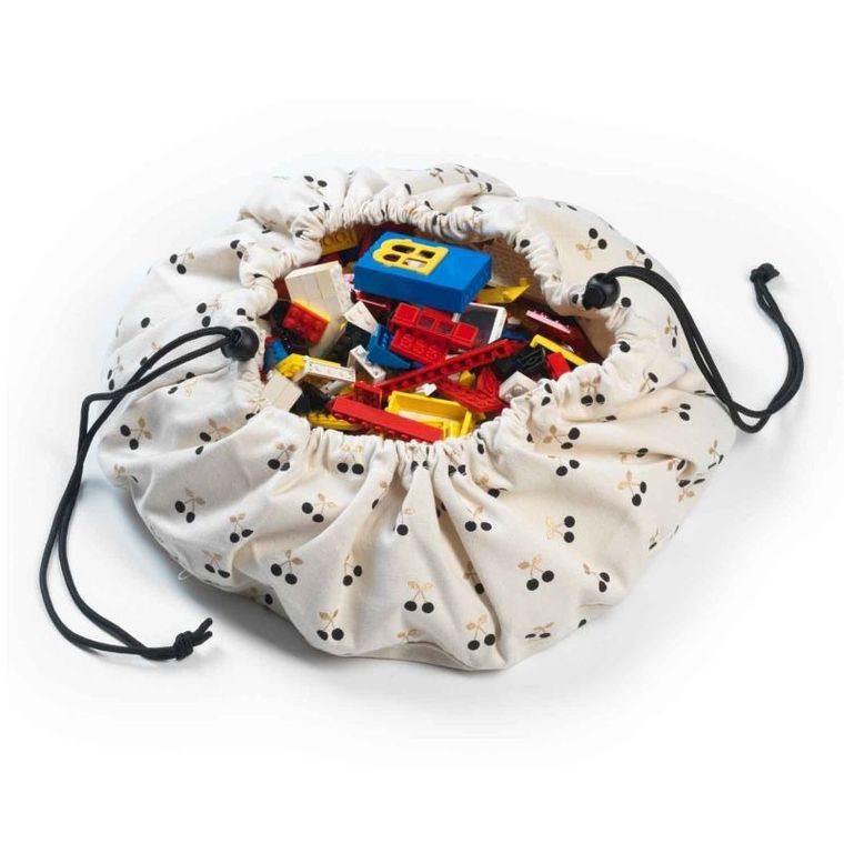 Play&Go, Mini, worek na zabawki i mata do zabawy, Cherry, 40 cm