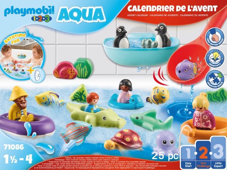 Playmobil, 1.2.3., Kalendarz adwentowy, 71086