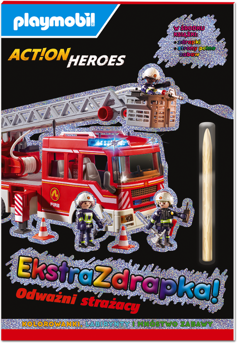 Playmobil Action Heroes. Odważni strażacy. Ekstrazdrapka