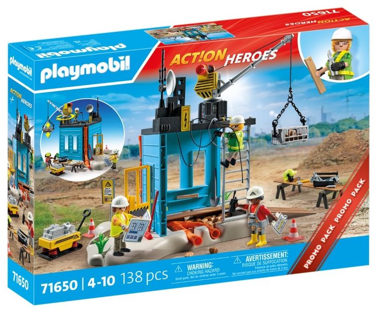 Playmobil, Action Heroes, Plac budowy, 71650