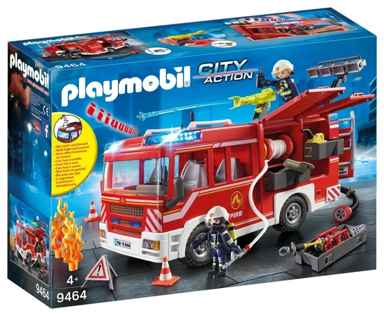 Playmobil, City Action, Pojazd ratowniczy straży pożarnej, 9464