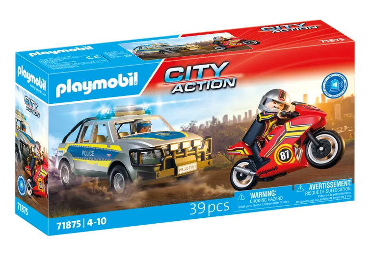 Playmobil, City Action, Pościg Policyjnym Pick-Upem, 71875