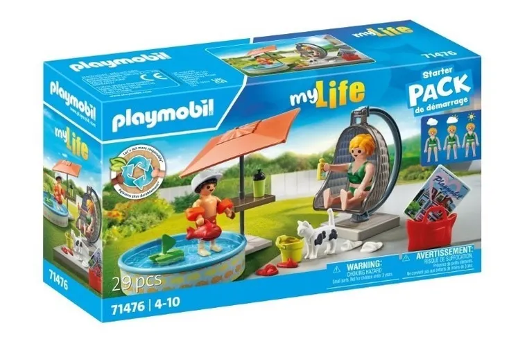 Playmobil, City Life, Wodna zabawa w ogrodzie, 71476