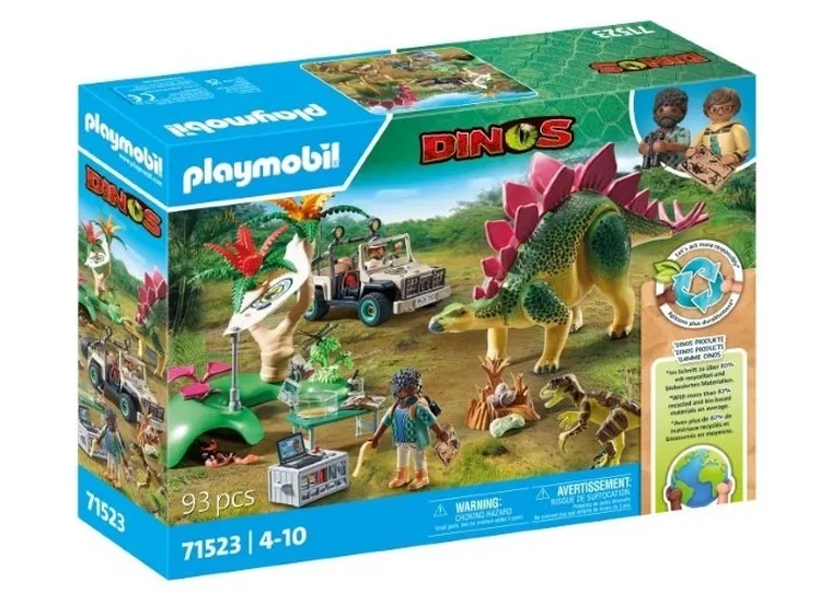 Playmobil, Dinos, Obóz badawczy z dinozaurami, 71523
