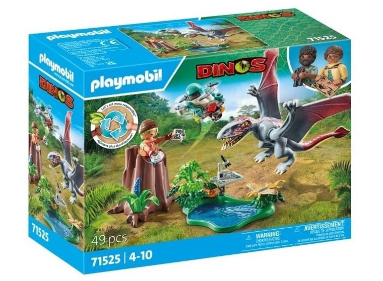 Playmobil, Dinos, Stacja badawcza dla dinozaurów Dimorfodonów, 71525