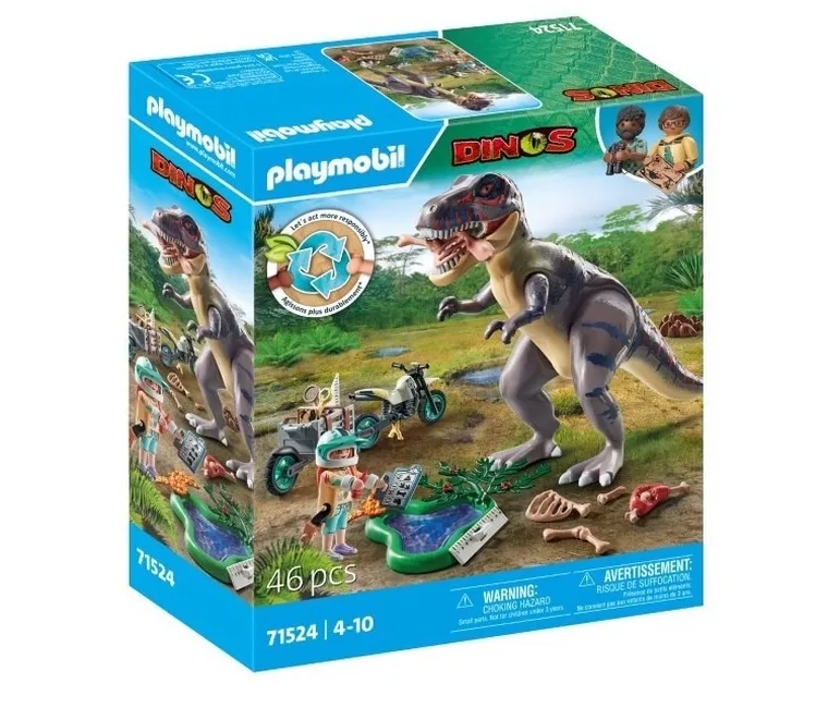 Playmobil, Dinos, W poszukiwaniu T-Rexa, 71524