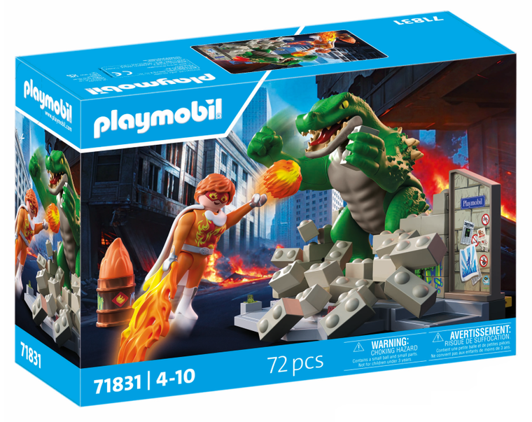 Playmobil, Heroes, Bohaterski pojedynek z Jaszczurem, 71831