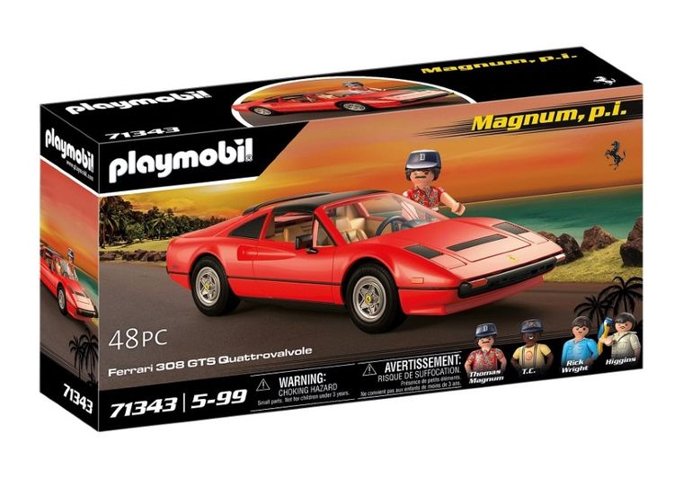 Playmobil, Magnum, p.i. Ferrari 308 GTS Quattrovalvole, 71343