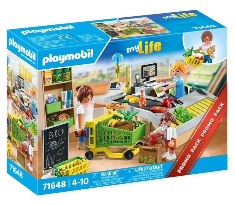 Playmobil, My Life, Ekologiczny supermarket, 71648