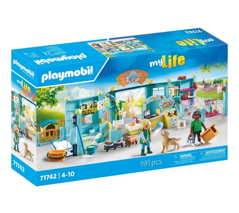 Playmobil, My Life, Hotel dla zwierząt, 71742
