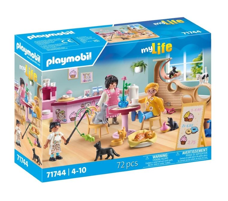 Playmobil, My Life, Kocia kawiarnia, 71744