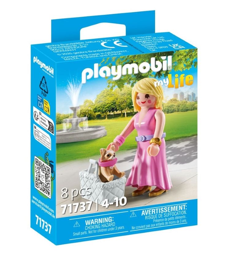 Playmobil, My Life, Pani z chihuahuą, 71737