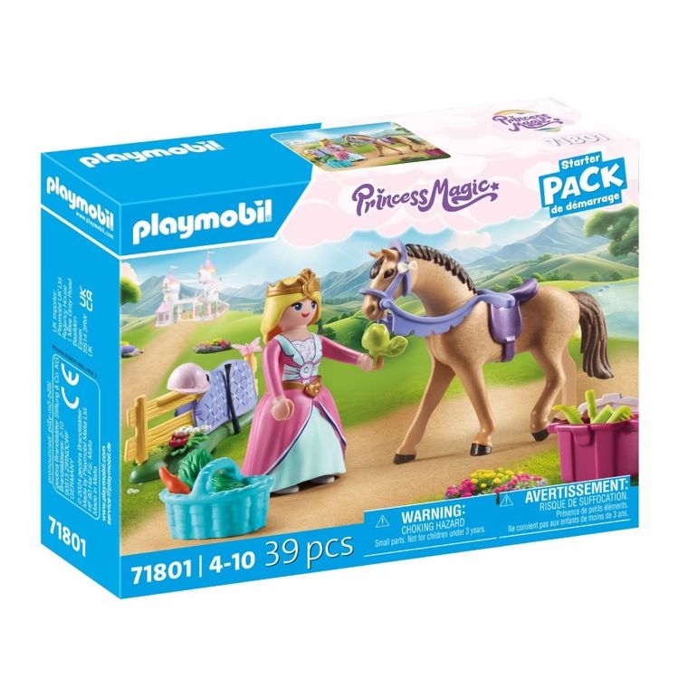 Playmobil, Princess Magic, Starter Pack: Księżniczka z koniem, 71801