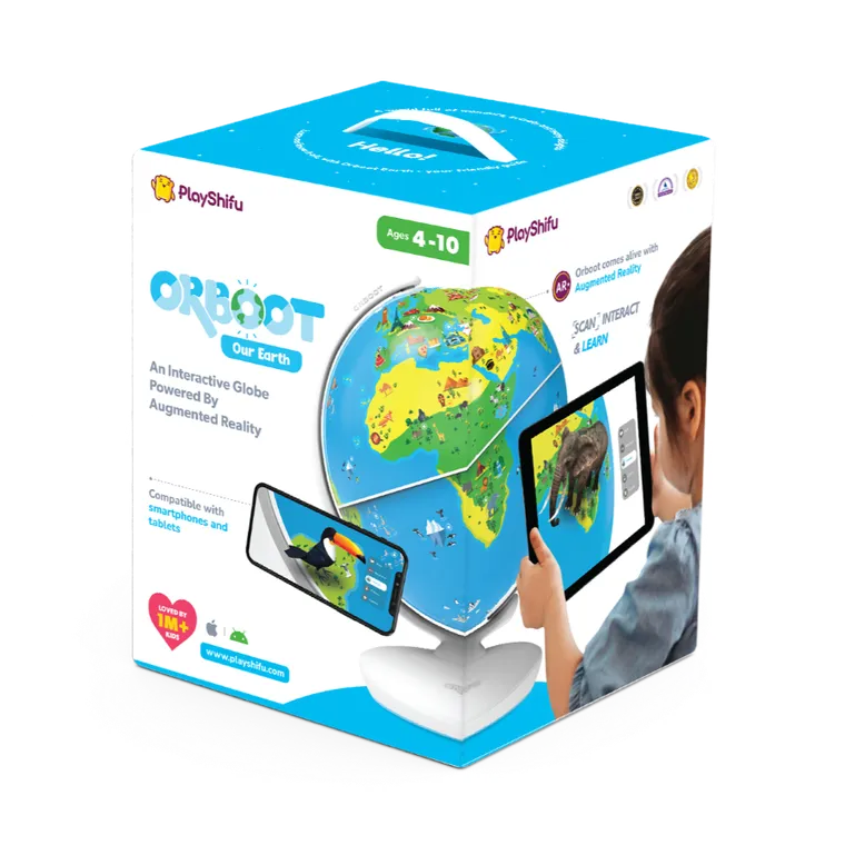 PlayShifu, Globus Orboot, Nasza Ziemia, globus interaktywny, średnica 25 cm