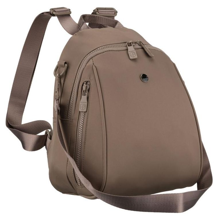 Plecak miejski, beżowy, Peterson