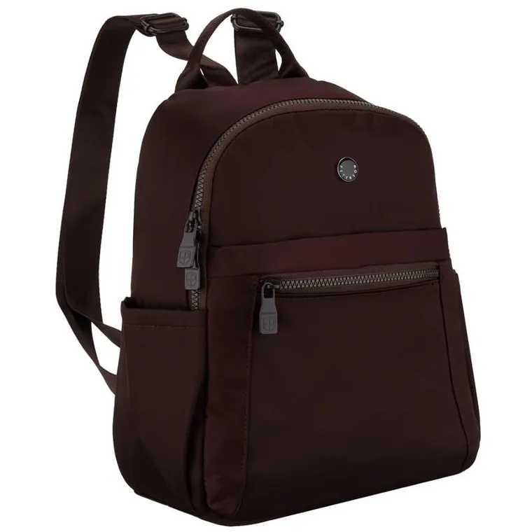 Plecak miejski, bordowy, Peterson