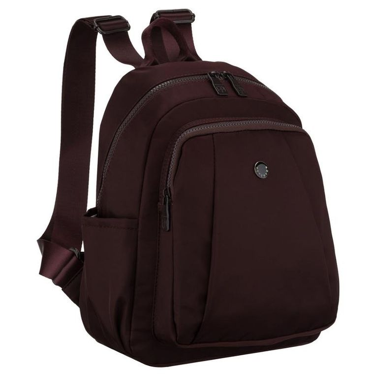 Plecak miejski, bordowy, Peterson