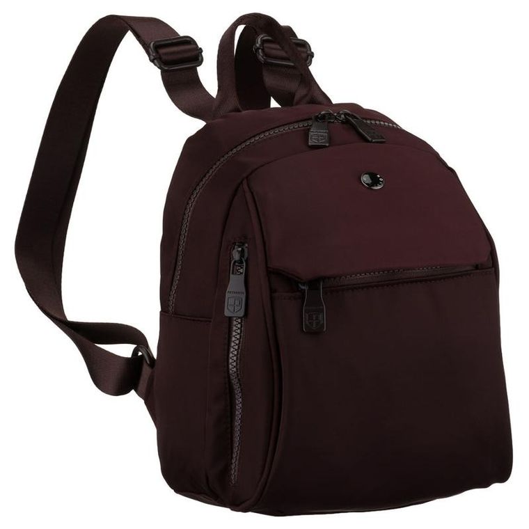 Plecak miejski, bordowy, Peterson