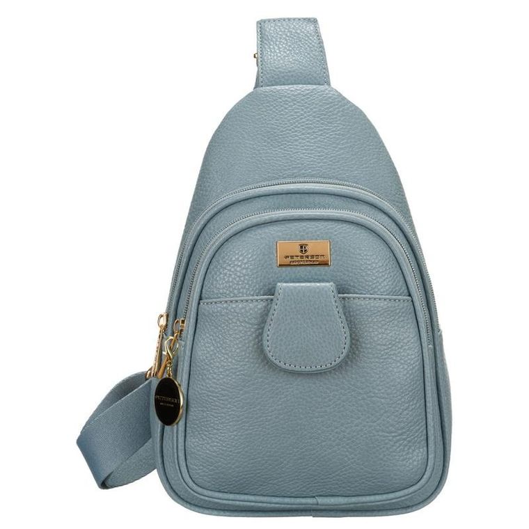 Plecak na jedno ramię, saszetka, niebieski, Peterson