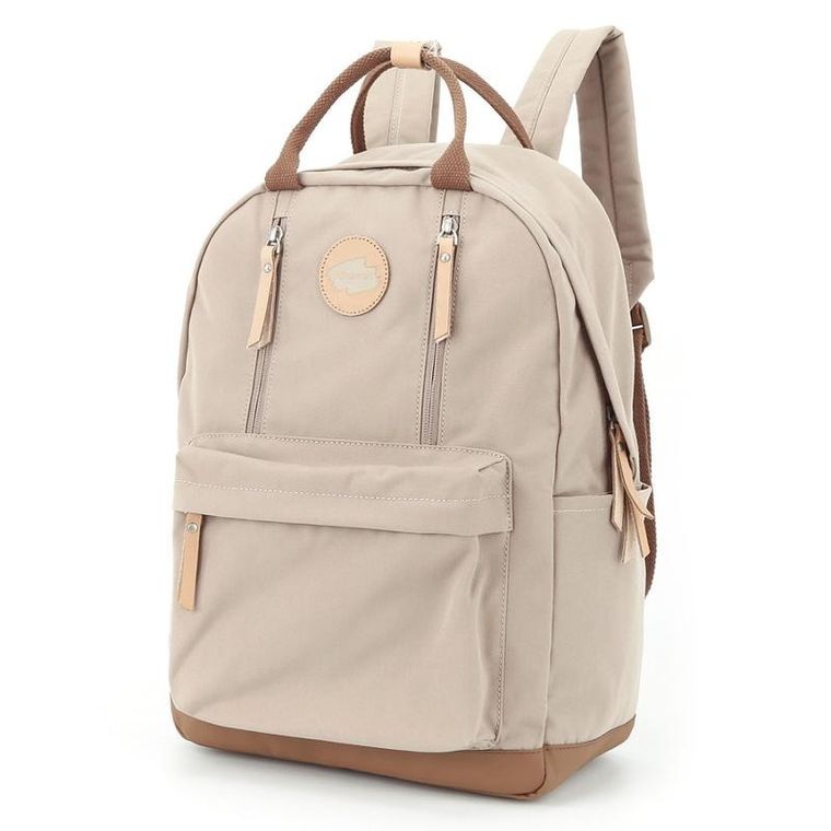 Plecak na laptopa, beżowy, Himawari