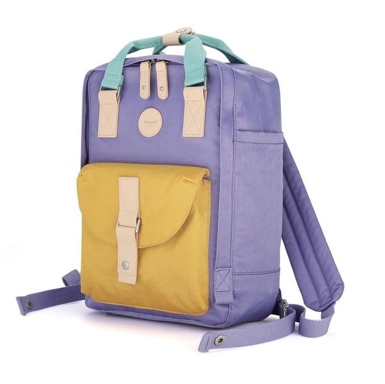 Plecak na laptopa, fioletowo-żółty, Himawari