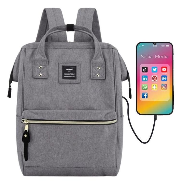 Plecak na laptopa, mix, port USB, Himawari