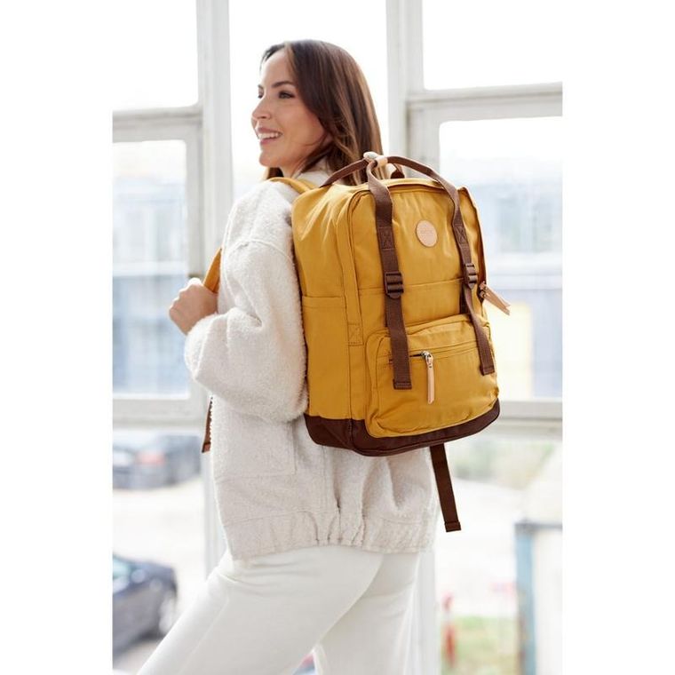 Plecak na laptopa, żółty, Himawari