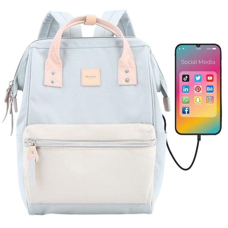 Plecak podróżny, bagaż podręczny do samolotu, niebieski, Himawari