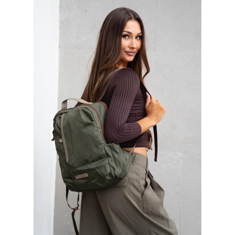 Plecak podróżny, bagaż podręczny do samolotu, zielony, Peterson