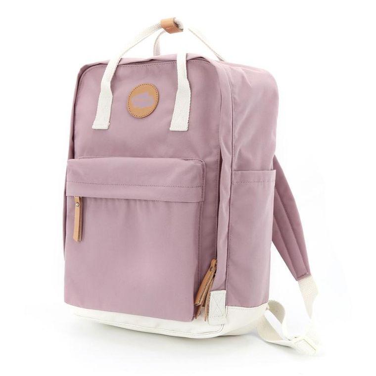 Plecak podróżny na laptopa, bagaż podręczny do samolotu, różowy, Himawari