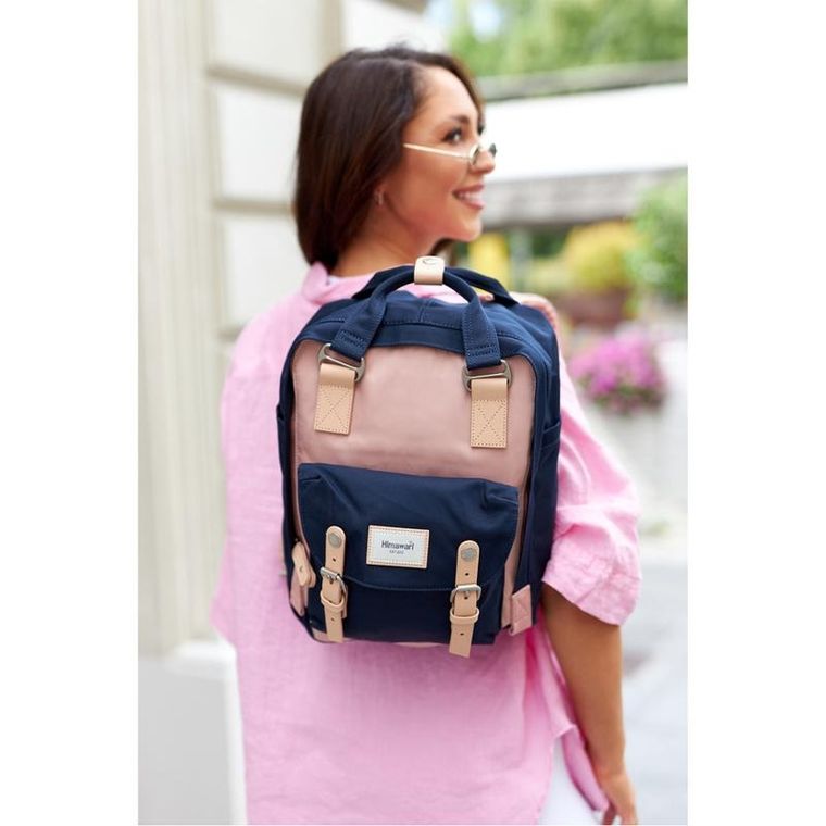 Plecak podróżny na laptopa, bagaż podręczny do samolotu, różowy, wodoodporny, Himawari