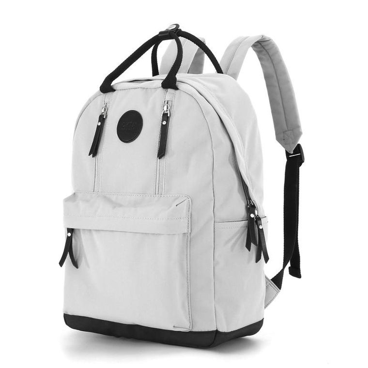 Plecak podróżny na laptopa, bagaż podręczny do samolotu, szary, Himawari