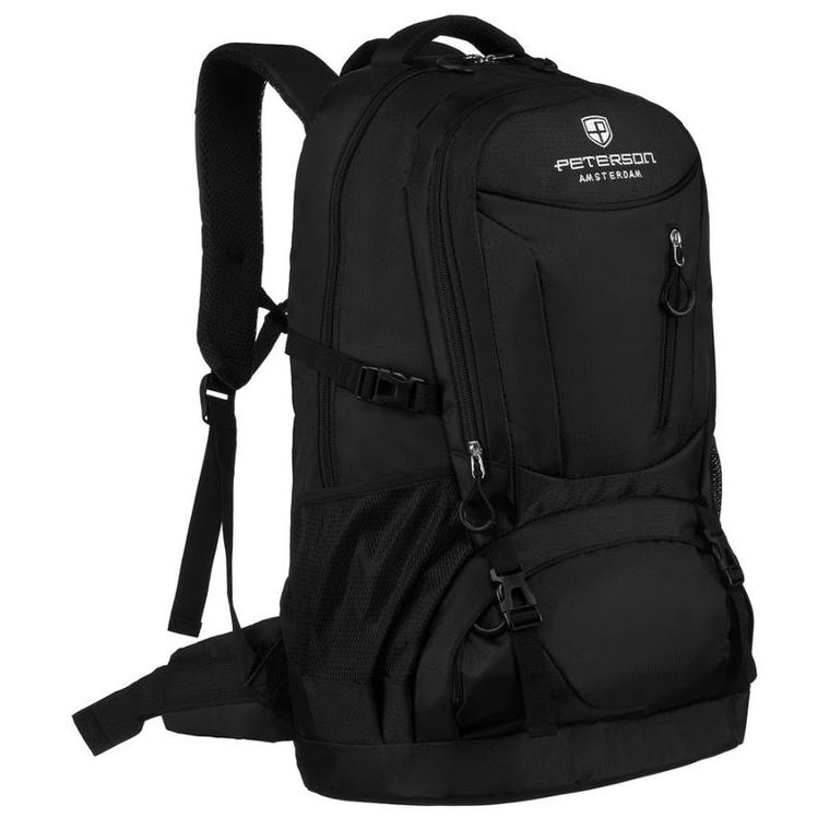 Plecak turystyczny, czarny, Petereson