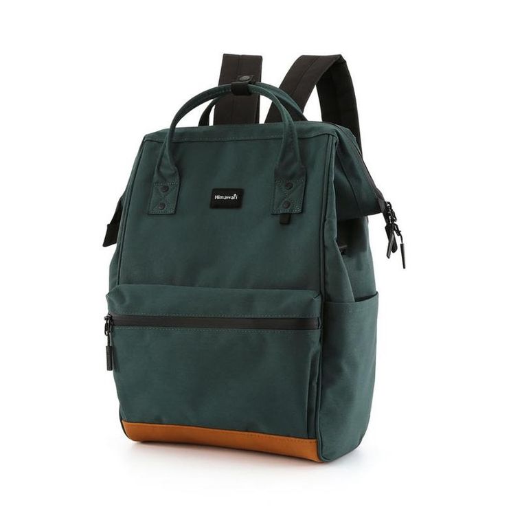 Plecak, zielony, port USB, Himawari