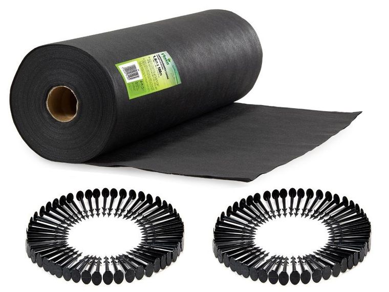 Plonos, agrowłóknina ogrodowa, 1,6100m + szpilki, 100 szt.