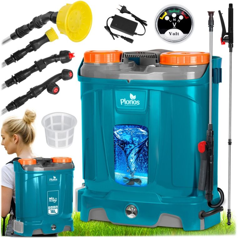 Plonos, opryskiwacz akumulatorowy z mieszalnikiem, PL-604