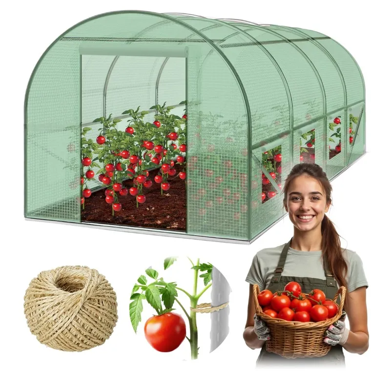 Plonos, tunel ogrodowy, 2,5-4m, 10m2